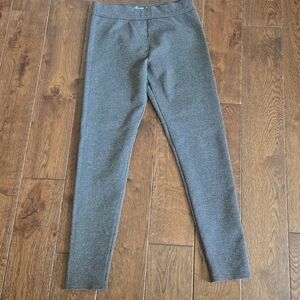 Abercrombie & Fitch Leggings Womens Medium Stretch Pull On Marled Charcoal Grey